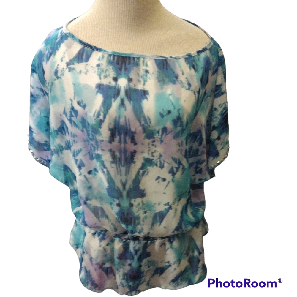 Euc Rock& Republic sheer top